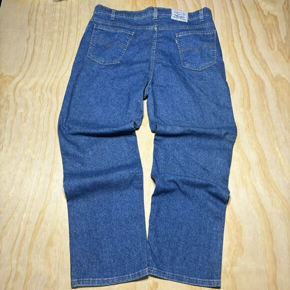 VTG 90s Levis 530 Jeans 42x30* Brown Tab Relaxed Fit Med Wash Flex Denim USA - Picture 1 of 8